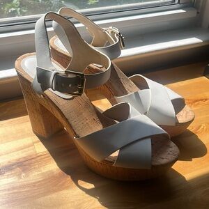 Michael Kors white Strappy heels